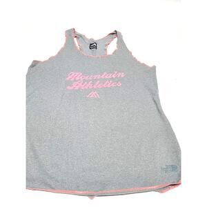 THE NORTH FACE  pink gray racerback tank size L